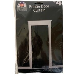 NIP. OLD EAST MAIN CO. Halloween Fringe Door Curtain